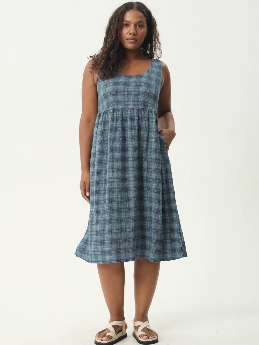 NWT Afends Midi Dress - Picture 2 of 9
